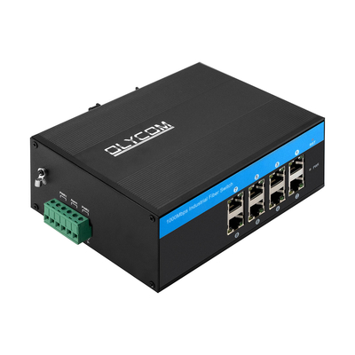 Het de Schakelaar e-Teken van DIN Gigabit Ethernet Unmanaged verifieerde Industrieel Ruw Geval