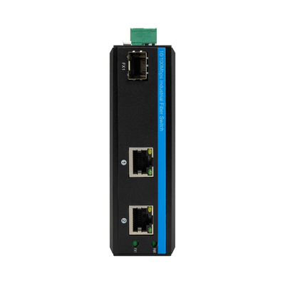 3 poorten 10/100 Mbps Fast Ethernet Unmanaged POE Fiber Media Converter voor buiten