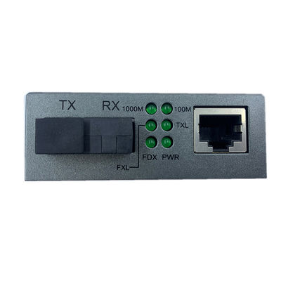 Simplexvezel Optische Kabel aan Rj45-Convertor 1310nm TX 1550nm RX