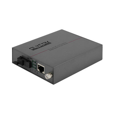 1600byte snelle Ethernet aan Gigabit Ethernet-Convertor, 100km Enige Wijzemedia Convertor