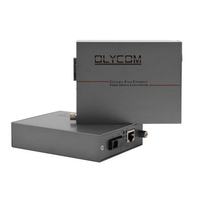 Auto Ontdekkende Gigabit-de Media van Vezel Optische Ethernet Convertor 10/100/1000Mbps