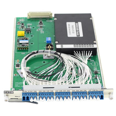 Kwaliteit  8 Port Optical Add Drop Multiplexing OADM Card CWDM DWDM C21~C28 Plug And Play fabriek