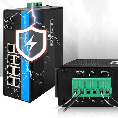 Industriële POE Gigabit Slimme Ethernet Beheerde Schakelaar met 1ST Haven