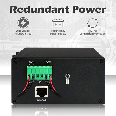 Olycom Industriële PoE Managed Switch 2.5G Fiber 240W Budget SNMP CLI Beheerbaar