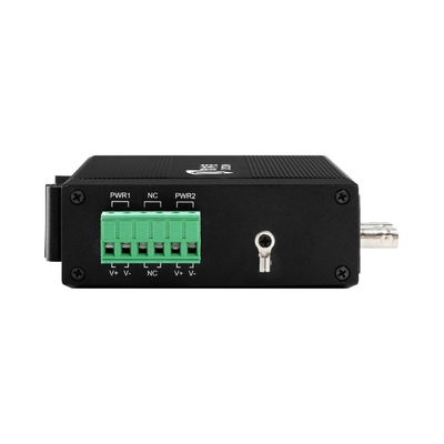 Mini robuuste ongemanaged media converter Gigabit ST Fiber 30km Dual DC12V