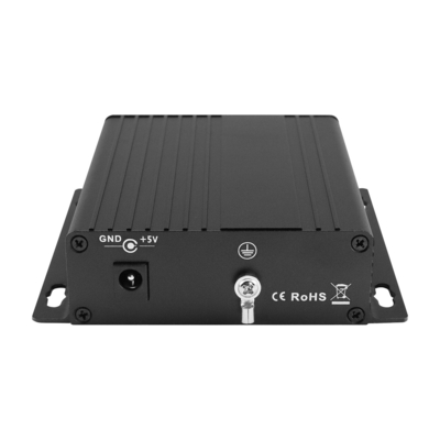 RS232 Serial Fiber Optic Modem 40KM Dual Fiber SC Port Compact Size Wand gemonteerd