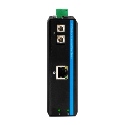 30W Industrial PoE Media Converter 100M/1000M SFP Slot Ongemanaged Gigabit Ethernet
