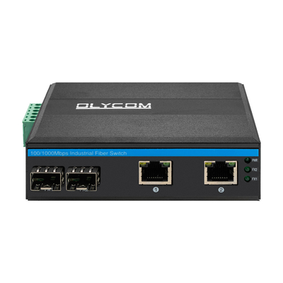 4 havenpoe Gigabit Unmanaged Ethernet Schakelaardin Spoor 12V 24V