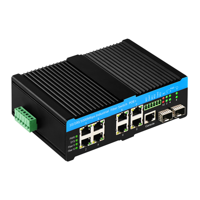 Gigabit L2 Managed 90W PoE Switch 10 Port Met 2 Combo Ports Robuust 48V Actief PoE