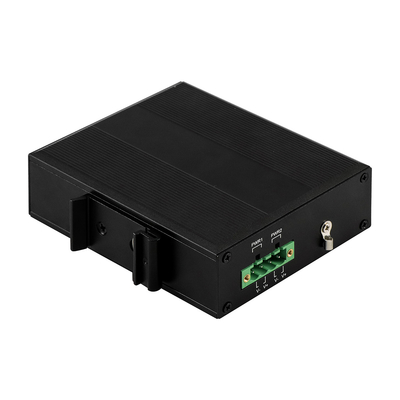 6 poorten Gigabit Managed Hardened Network Switch Compact Size Dual Power DC12V