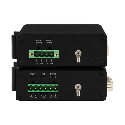 4 Port POE Managed Network Switch ERPS Ring 120W Budget Gigabit gebaseerd op DC48V Din Rail