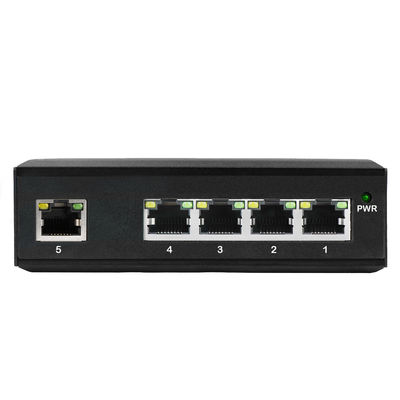 5 poort RJ45 Gigabit Unmanaged Industrial Ethernet Switch met IP40 E-Mark en Din-Rail montage