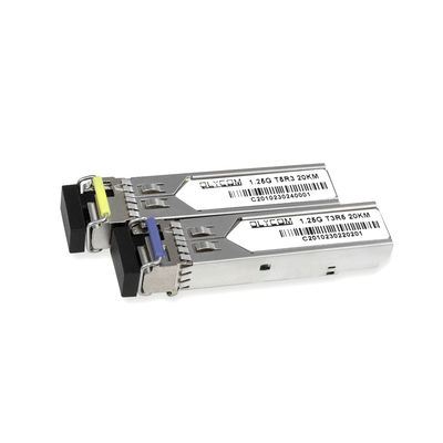 1.25G SFP-module enkelmodus 1310nm/1550nm 20km Simplex optische transceiver