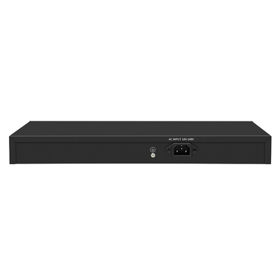 16 poorten Gigabit Poe Switch 300W Budget Unmanaged VLAN 250 meter afstand SFP vezel