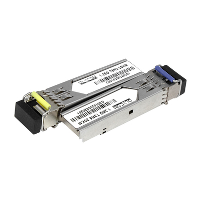 Single Fiber Transceiver 20KM 1.25G LC-poort 1310nm/1550nm DDM commerciële kwaliteit