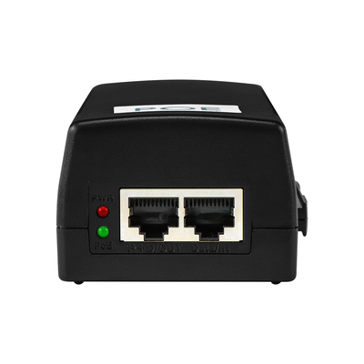 Commerciële 60W Gigabit PoE Injector Mid Span 48V Output Desktop 15.4W/30W Compatibel