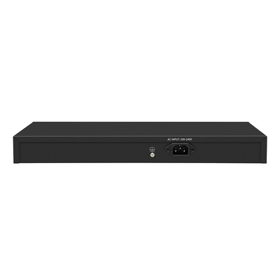 16 poorten Gigabit Managed PoE Switch Commercial 1U Rack 300W met 2 SFP/RJ45 Uplink