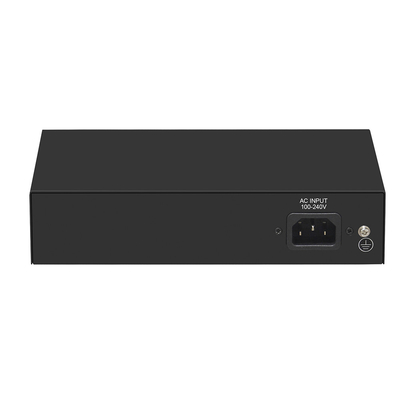 4 poorten Gigabit PoE Switch 60W Budget SFP Fiber Unmanaged met VLAN-verlenging van 250 meter