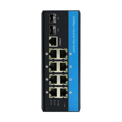 10-poorts Gigabit POE-switch L2 beheerde Vitesse-chipset Robuuste Ethernet-switch
