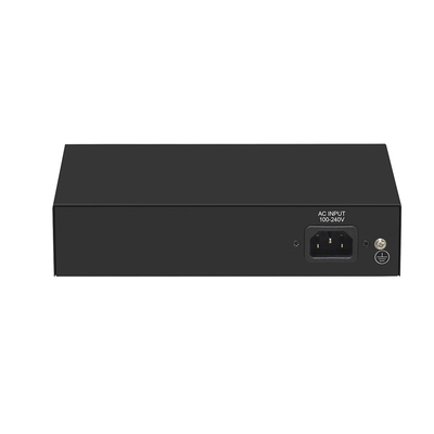 8 poorten Gigabit PoE Network Switch VLAN 250 meter AI PoE 120W Budget niet beheerd