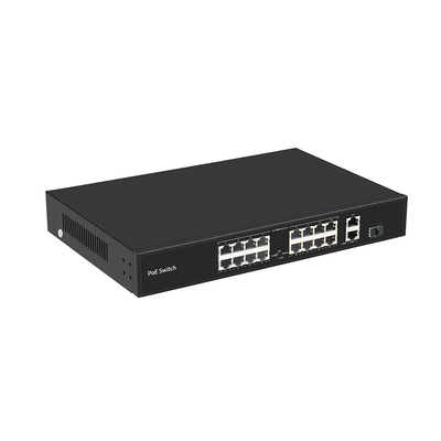 16 Port 250-meter PoE Switch PoE Af/At 10/100M Ondersteuning VLAN-modus 300W Budget