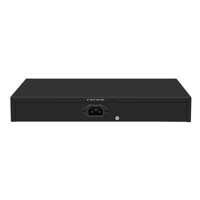 16 Port PoE Switch 250-meter PoE afstand 10/100M Ondersteuning VLAN-modus 300W Budget CE
