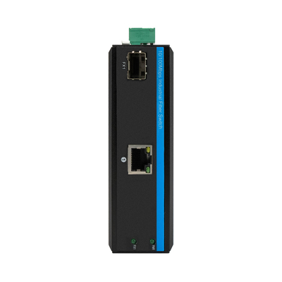 outdoor POE switch Fast Ethernet 2 poort 10/100Mbps 1 RJ45+1 glasvezel sfp Glasvezel Media Converter