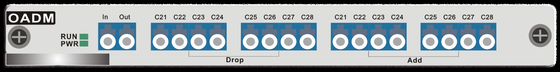 CWDM/DWDM Herconfigureerbaar OADM Optische Add Drop Multiplexing Card WDM-systeem