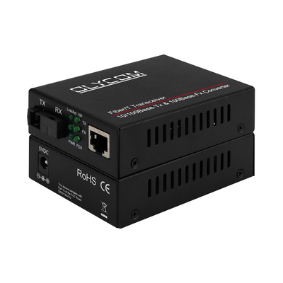 Mini-vezeloptische mediaconverter Rj45 naar Sc-transceiver Mm 20 km Single Fiber Sm 1310/1550nm