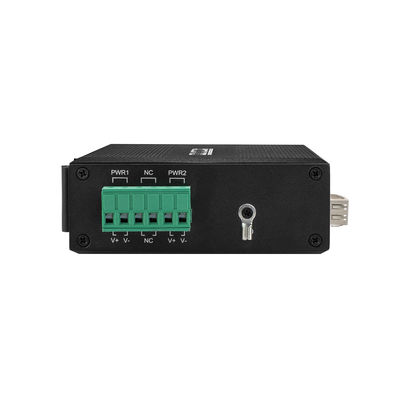 Mini Gigabit 2RJ45+SFP Poe Switch Optische buitenvezel media converter
