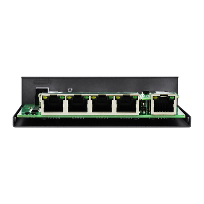 Olycom 4 Port Gigabit PoE Extender Met 4 Port PoE Switch 60W Budget 100 meter afstand