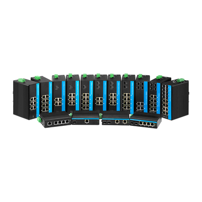 20 Port Gigabit Din Managed Switch Layer 2 gebaseerd op 4 SFP-slots Support Ring ERPS