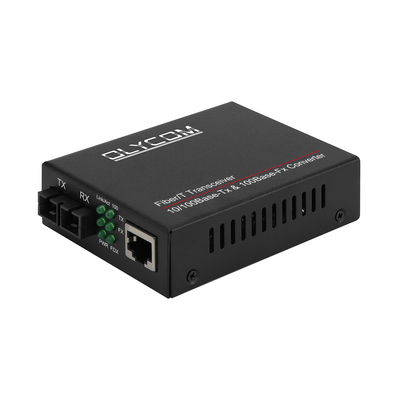 10/100mbps optische glasvezel media Transceiver 1310nm Media Converter MM 2km