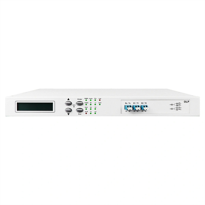 OLP-eenheid voor de bescherming van glasvezellijnen Stand-alone type met LED-interface