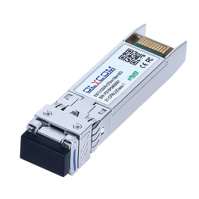 de Zendontvanger 10Km van 25G SFP28 CWDM Enige Moduleuitbreiding Commerciële Rangsteunoem
