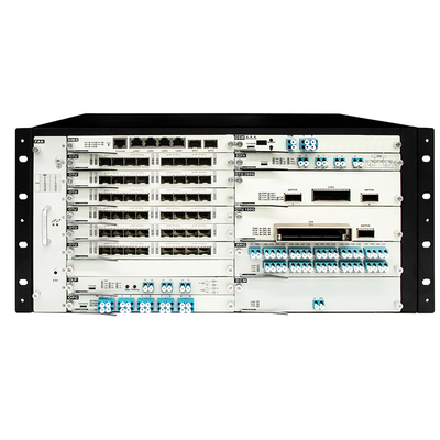 OTN DWDM 5U Chassis 20 Service Slots voor 100G 200G 400G Transmission Dual Power Input