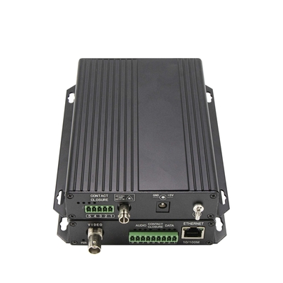 Analoog Video Bidi Data RS232/RS422 10/100M Ethernet Over Fiber Converter DC5V
