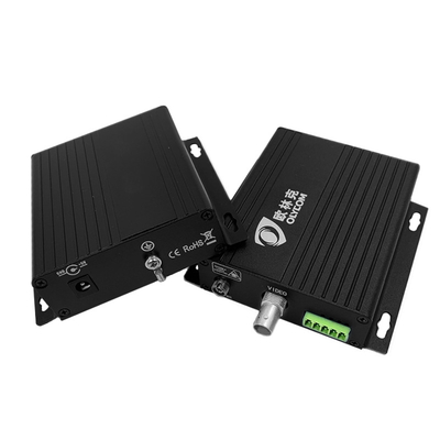 1 kanaal analoog CCTV-video RS485 Data Fiber Media Converter 720P DC5V