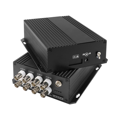 8 poort Analoog Digitaal Glasvezel Converter CCTV Monitoring Coaxiale Video DC5V
