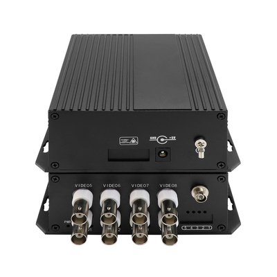 8 poort Analoog Digitaal Glasvezel Converter CCTV Monitoring Coaxiale Video DC5V