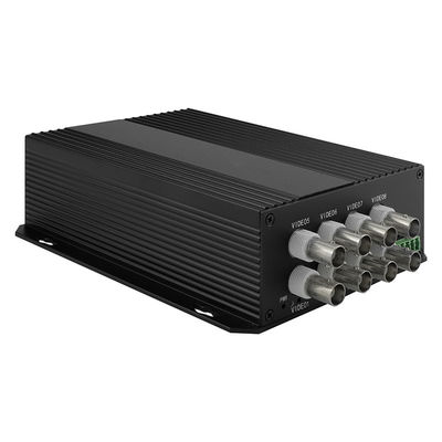 CCTV Video Data Optische Converter 8 Poort SECAM Compatibele SC/ST/FC Vezel CE