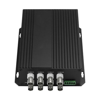 CCTV Video Data Optische Converter 8 Poort SECAM Compatibele SC/ST/FC Vezel CE