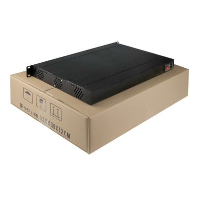24 poort Gigabit L2 Managed Switch 12 rj45 12 sfp 1U Rack-mount Ethernet Switch OEM/ODM