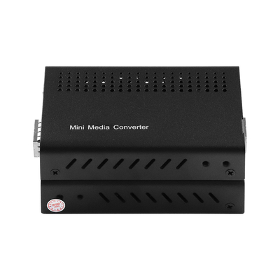 Mini 10G Media Converter Onbeheerd SFP+ Glasvezel tot 10GB-gebaseerd T Rack Montagebaar