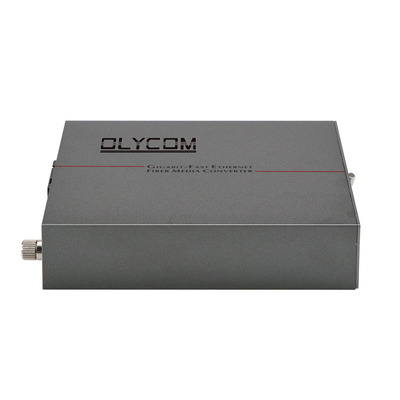 PoE Media Converter Fast Ethernet Single-mode Fiber 30W Budget Unmanaged DC48V Input