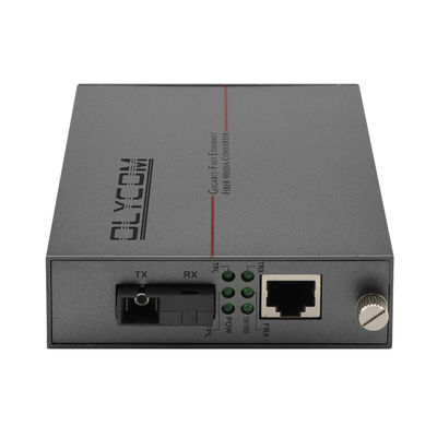 PoE Media Converter Met LFPT Fast Ethernet Singlemode Glasvezel 30W Budget DC48V Ingang