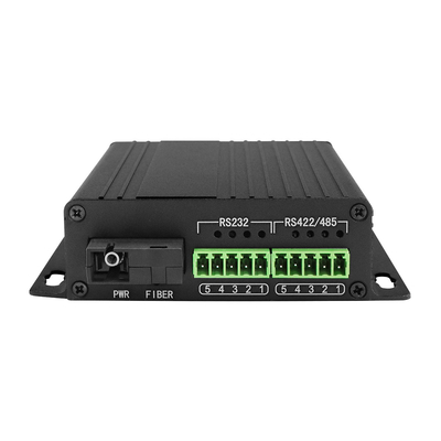 Industriële RS485 RS422 Seriële Media Converter 40KM Single Core Fiber 1310/1550nm CE