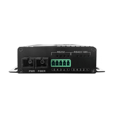 Industriële DIN-Rail RS485 RS422 RS485 Seriale gegevens naar glasvezelconverter Glasvezelmodem