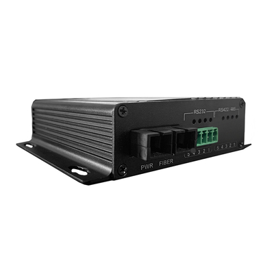 Industriële DIN-Rail RS485 RS422 RS485 Seriale gegevens naar glasvezelconverter Glasvezelmodem