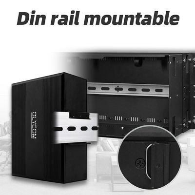 12 Port Gigabit Managed Switch 4SFP+8RJ45 Industrial Managed Ethernet Switch met dubbele stroominvoer voor DIN-Rail Networks
